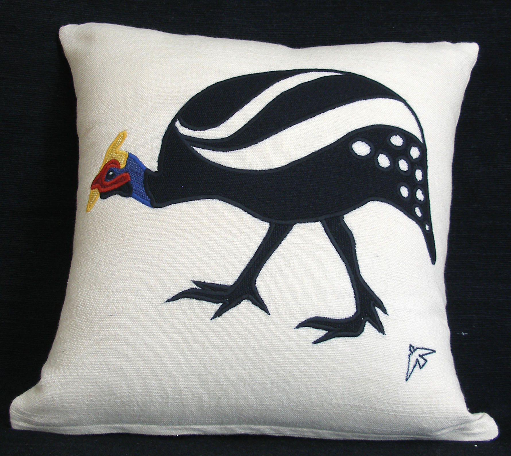 Guinea Fowl Stripes Face Down
