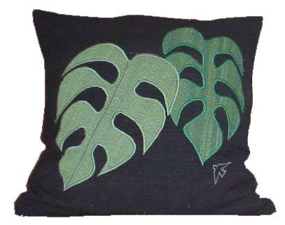 Monstera Cushion