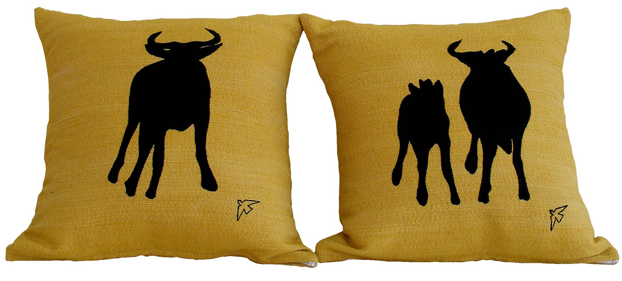 Wildebeest Cushions