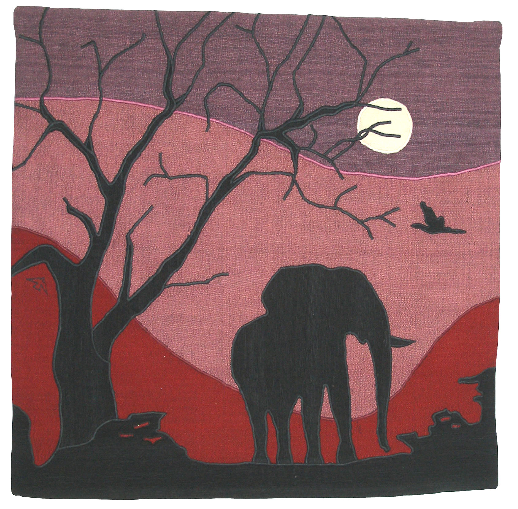 Elephant At Moonrise