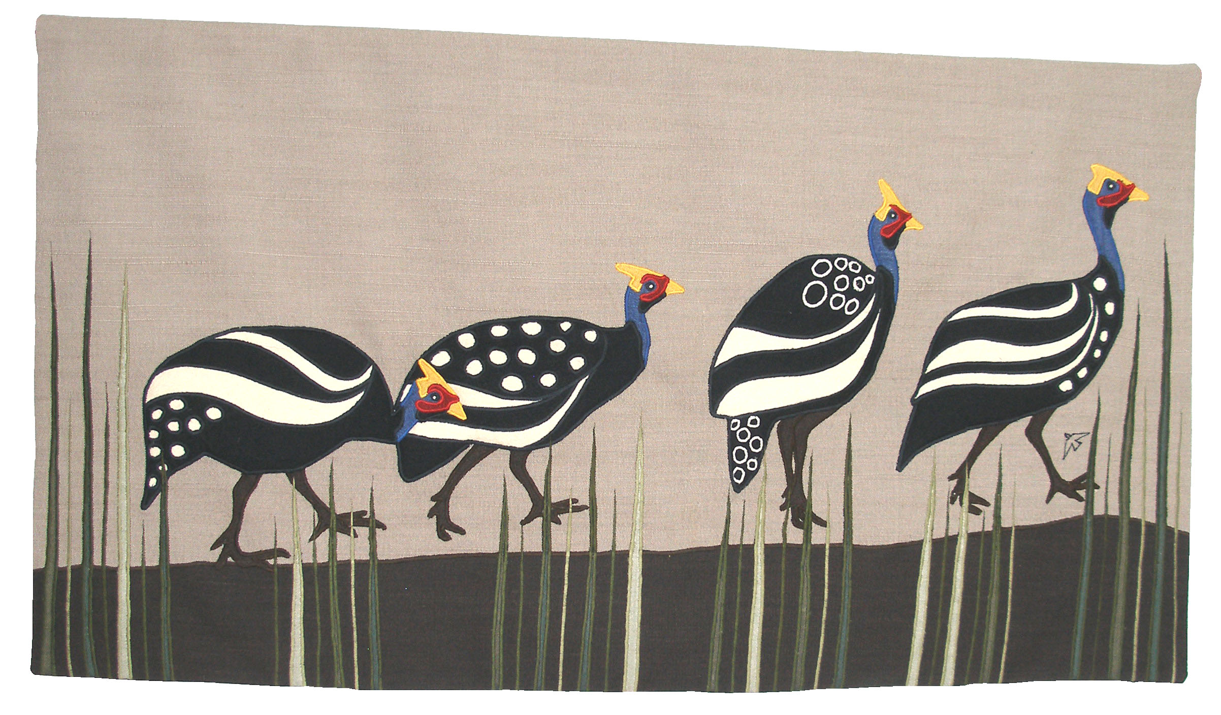 Guinea Fowl Row C