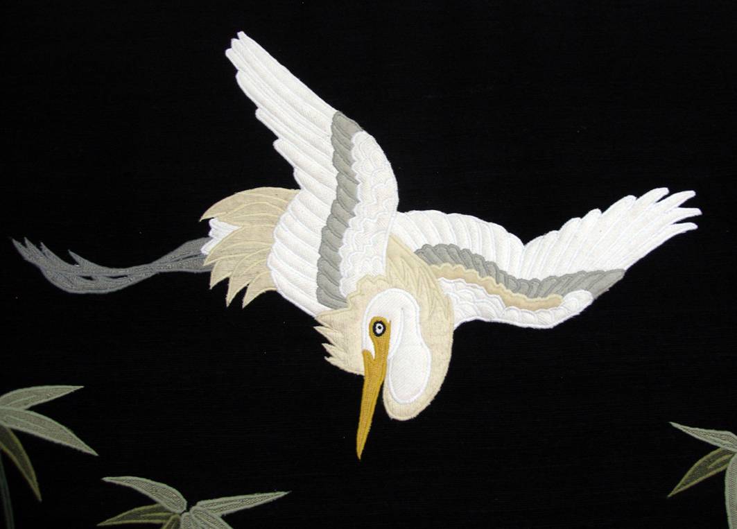 Flying Egret Detail