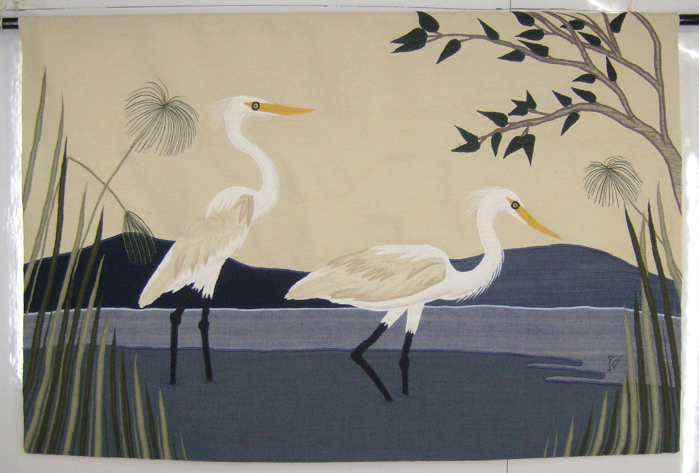 Twin Egrets