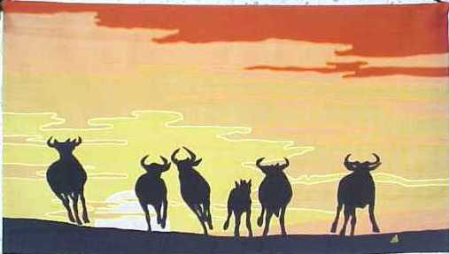 Wildebeest Sunrise